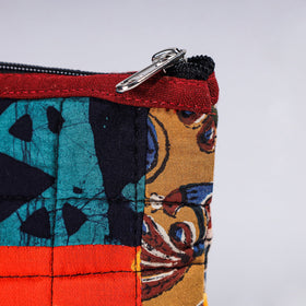  Handmade Cotton Fabric Quilted Patchwork Utility Pouch 