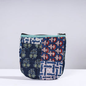  Handmade Cotton Fabric Quilted Patchwork Utility Pouch 