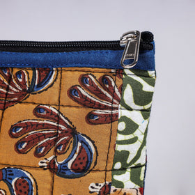  Handmade Cotton Fabric Quilted Patchwork Utility Pouch 