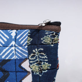  Handmade Cotton Fabric Quilted Patchwork Utility Pouch 