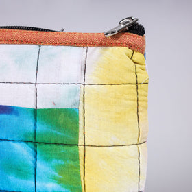  Handmade Cotton Fabric Quilted Patchwork Utility Pouch 
