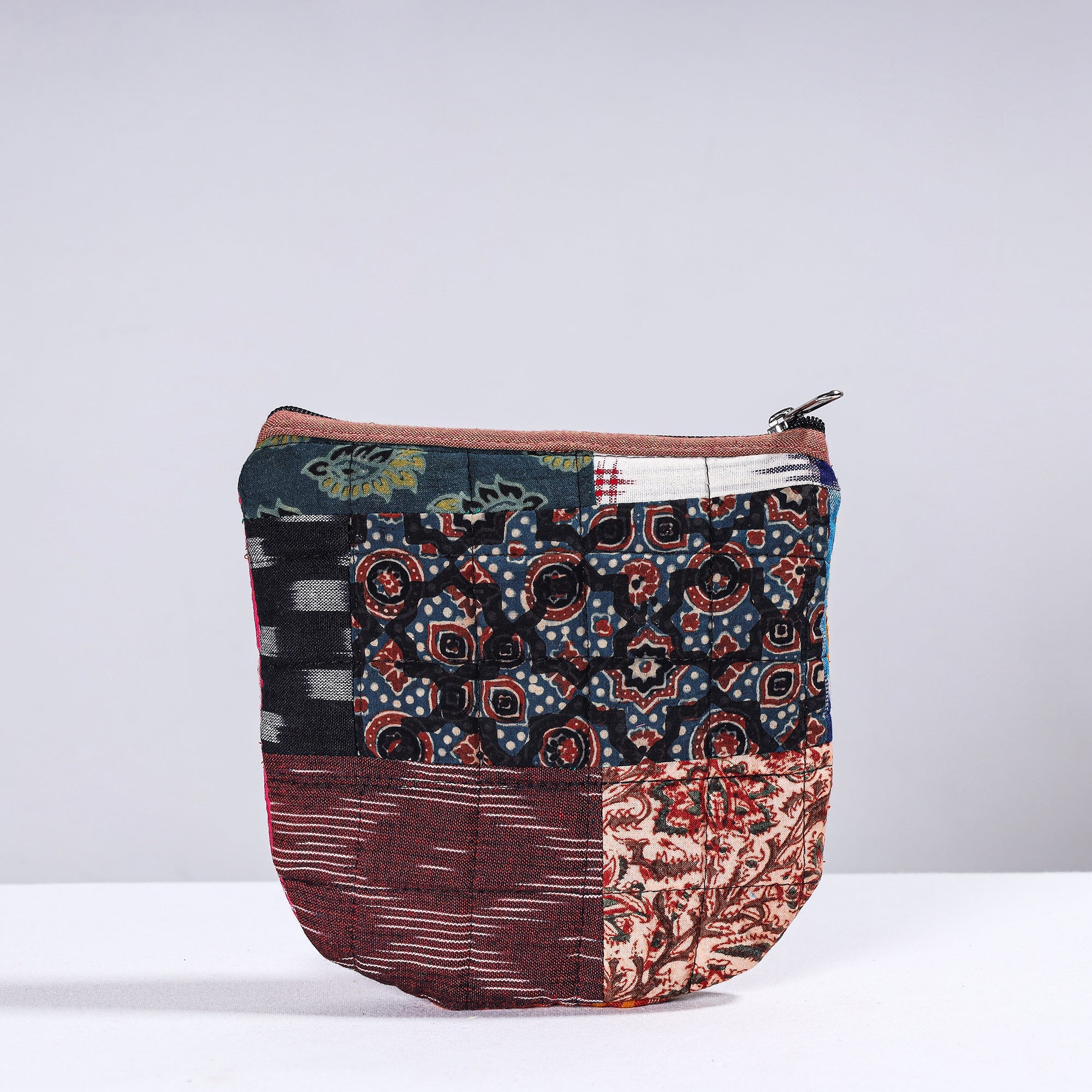 Handmade Cotton Fabric Quilted Patchwork Utility Pouch 