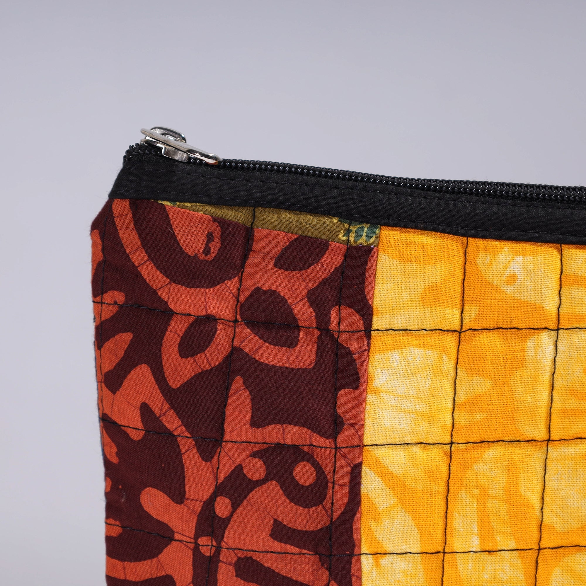  Handmade Cotton Fabric Quilted Patchwork Utility Pouch 