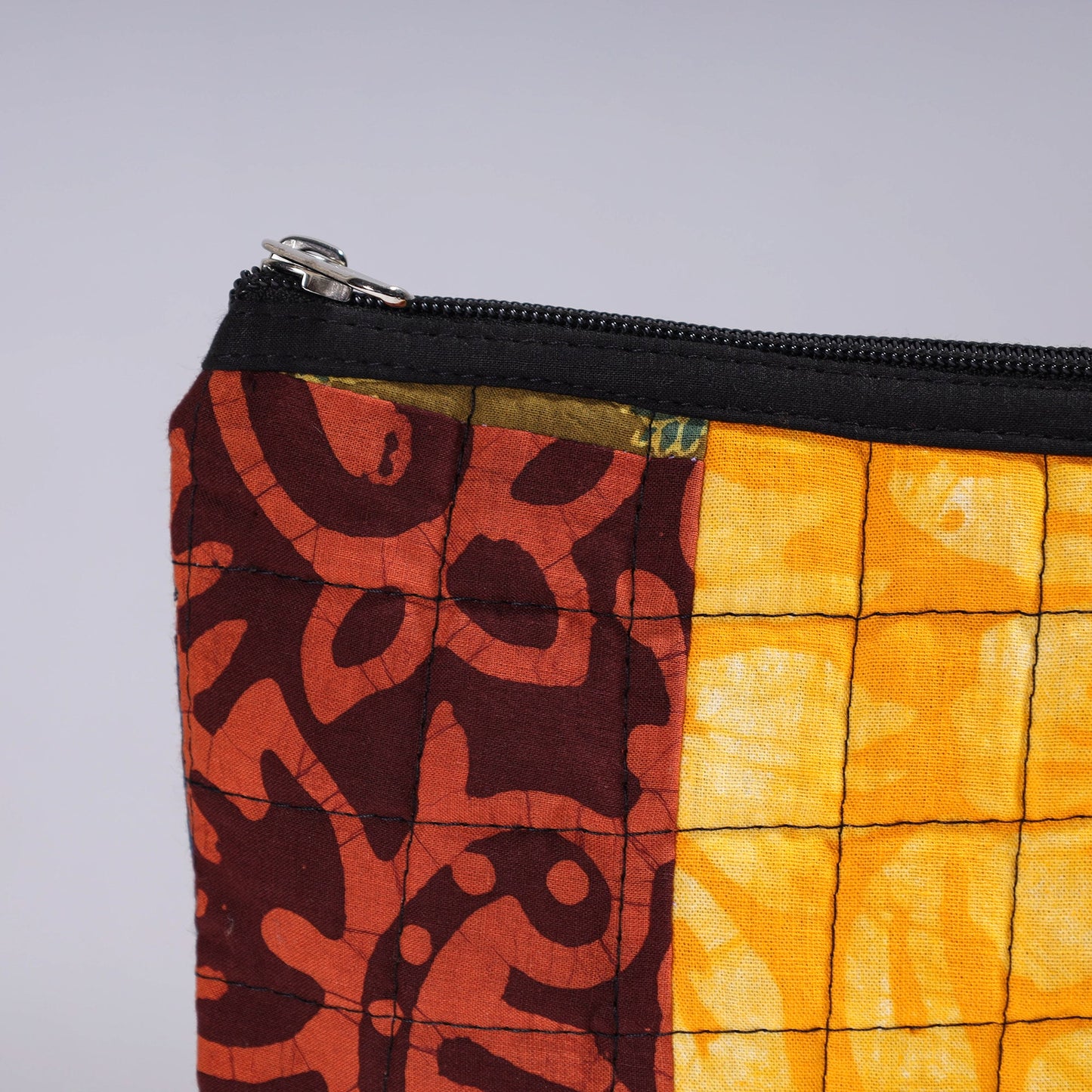  Handmade Cotton Fabric Quilted Patchwork Utility Pouch 