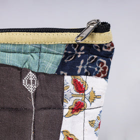  Handmade Cotton Fabric Quilted Patchwork Utility Pouch 