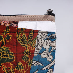 Handmade Cotton Fabric Quilted Patchwork Utility Pouch 
