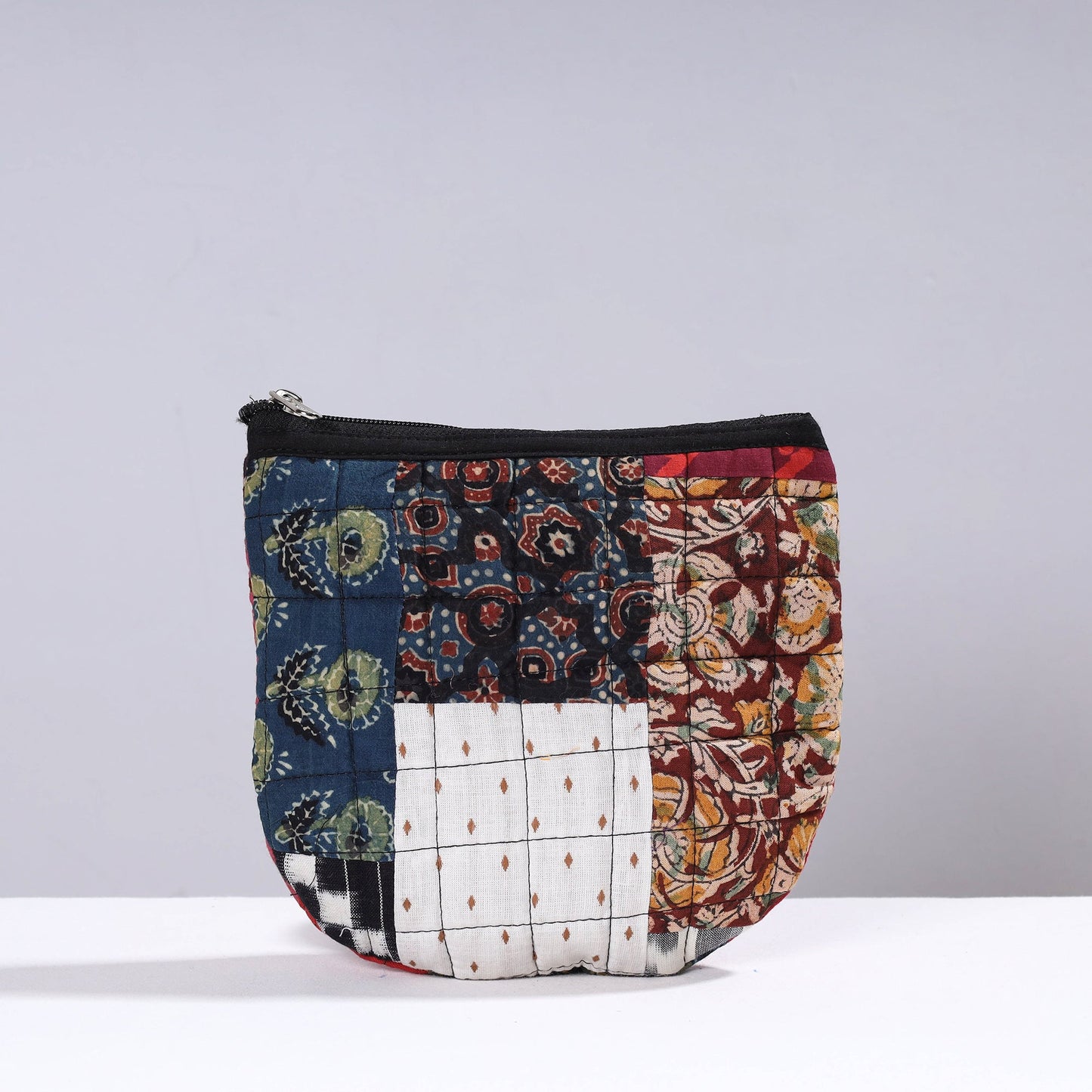  Handmade Cotton Fabric Quilted Patchwork Utility Pouch 