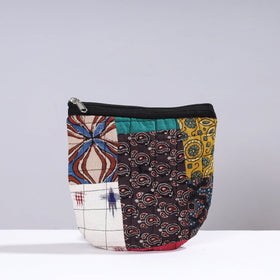  Handmade Cotton Fabric Quilted Patchwork Utility Pouch 