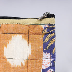  Handmade Cotton Fabric Quilted Patchwork Utility Pouch 