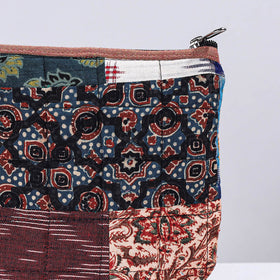  Handmade Cotton Fabric Quilted Patchwork Utility Pouch 