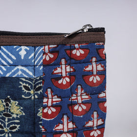  Handmade Cotton Fabric Quilted Patchwork Utility Pouch 