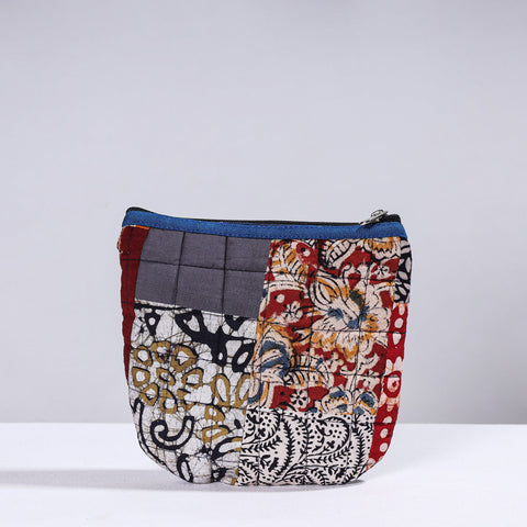  Handmade Cotton Fabric Quilted Patchwork Utility Pouch 
