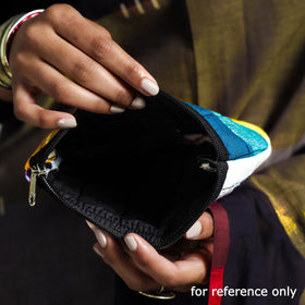  Handmade Cotton Fabric Quilted Patchwork Utility Pouch 