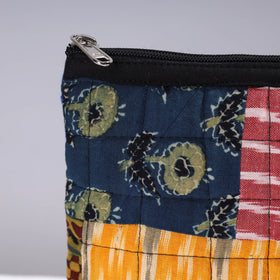  Handmade Cotton Fabric Quilted Patchwork Utility Pouch 