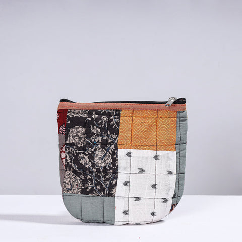  Handmade Cotton Fabric Quilted Patchwork Utility Pouch 