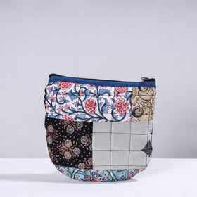  Handmade Cotton Fabric Quilted Patchwork Utility Pouch 