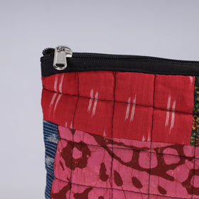  Handmade Cotton Fabric Quilted Patchwork Utility Pouch 