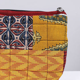  Handmade Cotton Fabric Quilted Patchwork Utility Pouch 