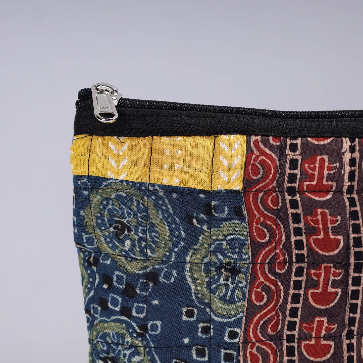  Handmade Cotton Fabric Quilted Patchwork Utility Pouch 