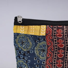  Handmade Cotton Fabric Quilted Patchwork Utility Pouch 
