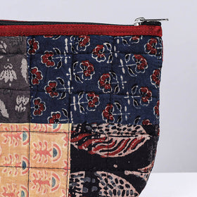  Handmade Cotton Fabric Quilted Patchwork Utility Pouch 