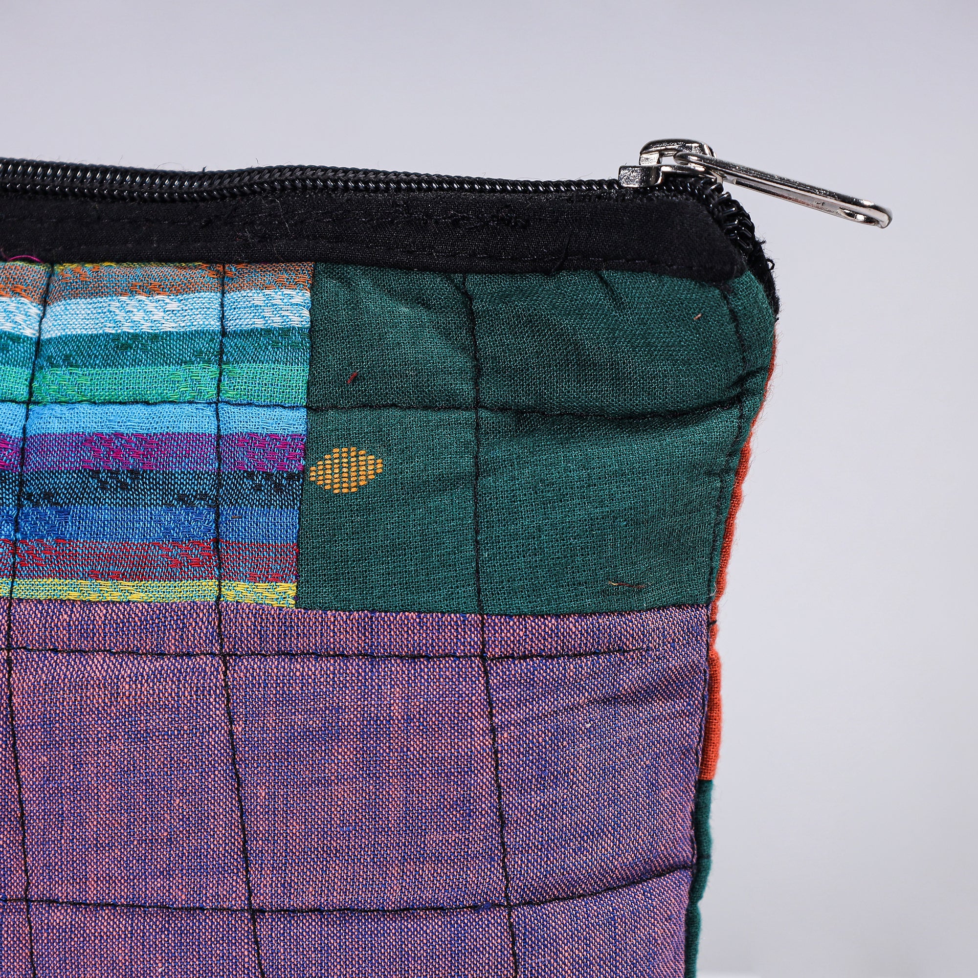  Handmade Cotton Fabric Quilted Patchwork Utility Pouch 