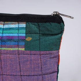  Handmade Cotton Fabric Quilted Patchwork Utility Pouch 
