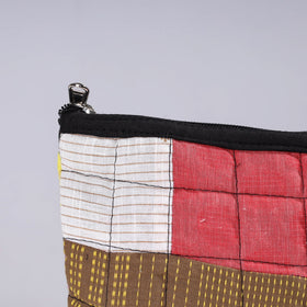 Handmade Cotton Fabric Quilted Patchwork Utility Pouch 