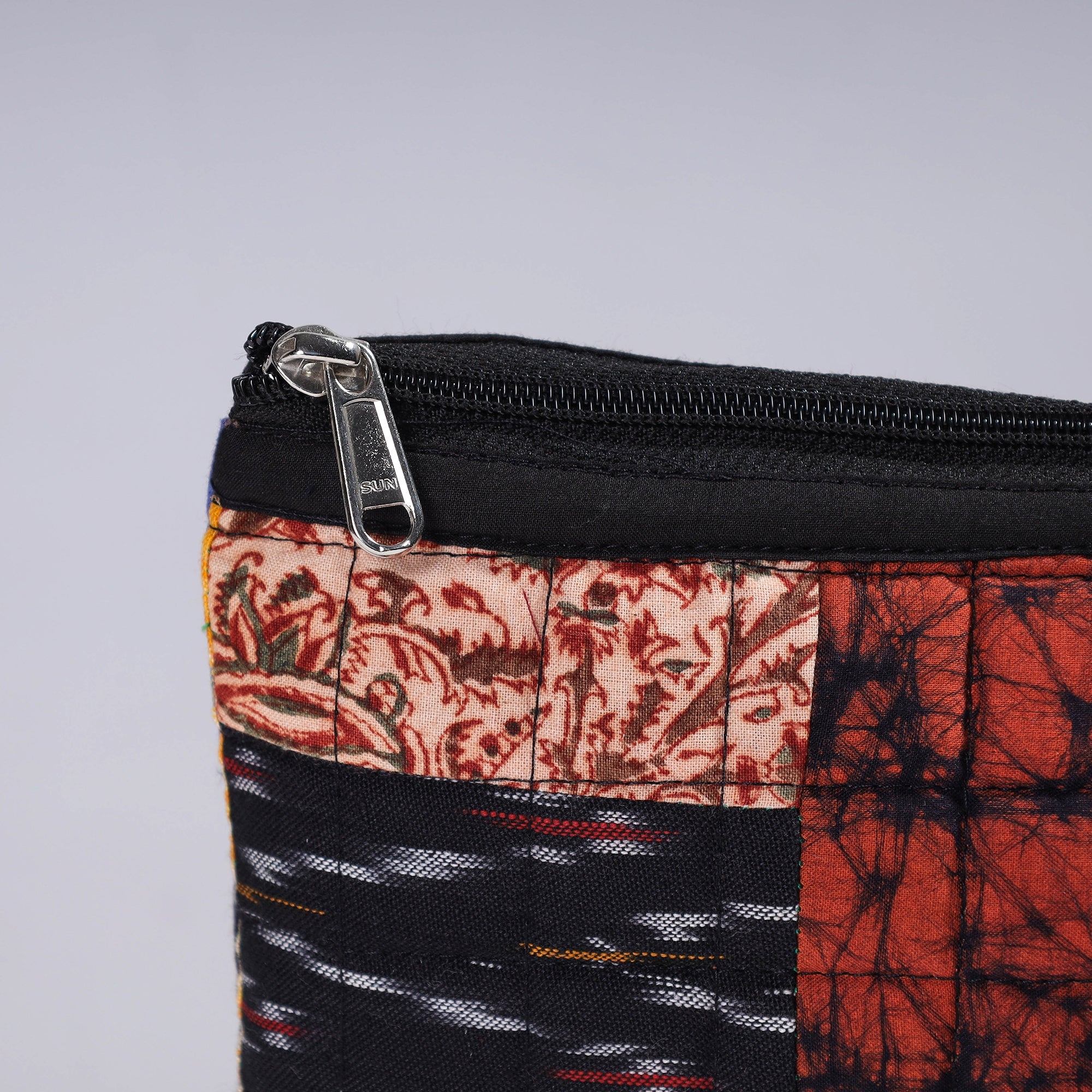  Handmade Cotton Fabric Quilted Patchwork Utility Pouch 