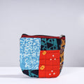  Handmade Cotton Fabric Quilted Patchwork Utility Pouch 