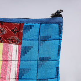  Handmade Cotton Fabric Quilted Patchwork Utility Pouch 