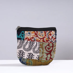  Handmade Cotton Fabric Quilted Patchwork Utility Pouch 