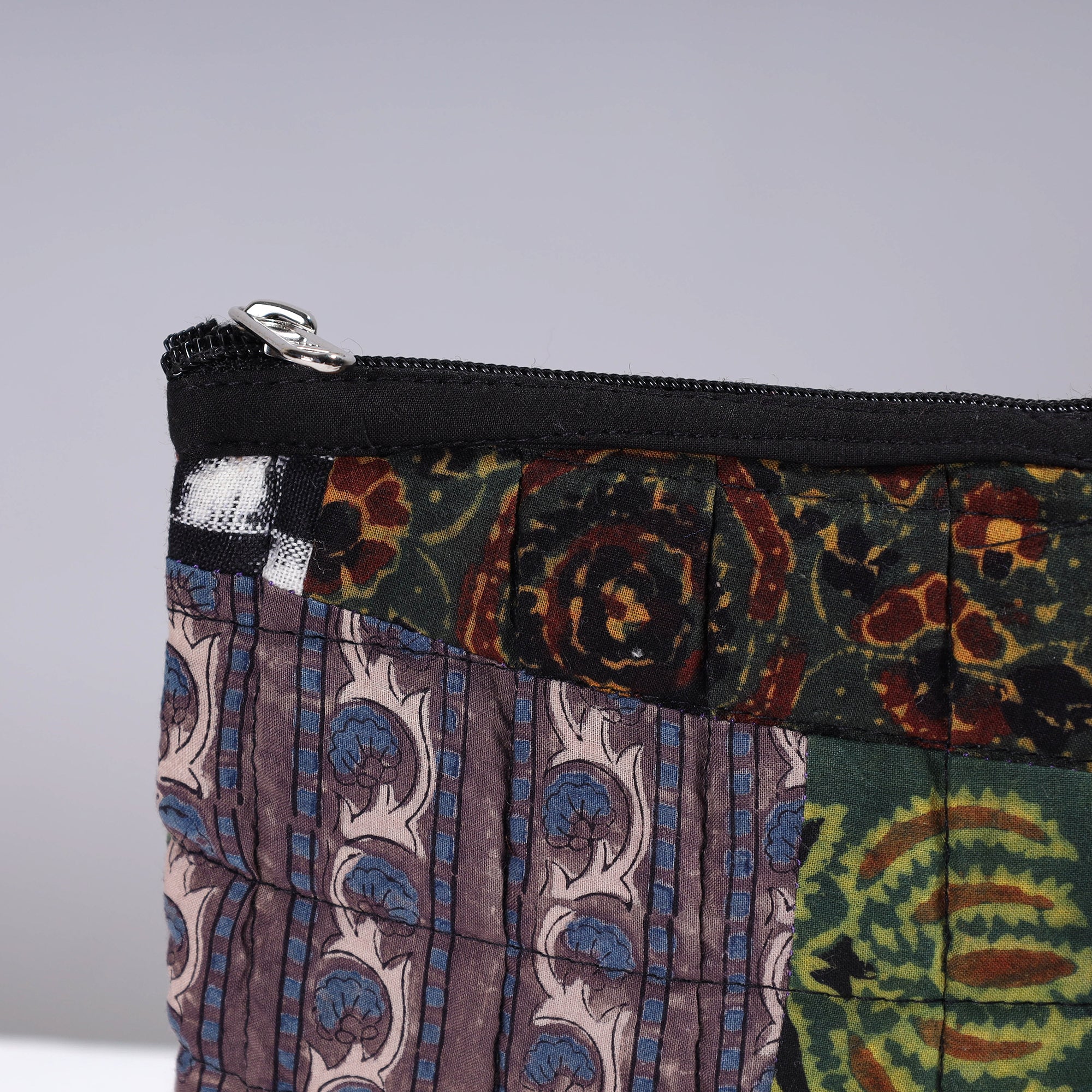  Handmade Cotton Fabric Quilted Patchwork Utility Pouch 