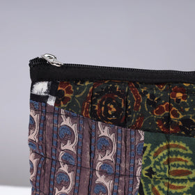  Handmade Cotton Fabric Quilted Patchwork Utility Pouch 