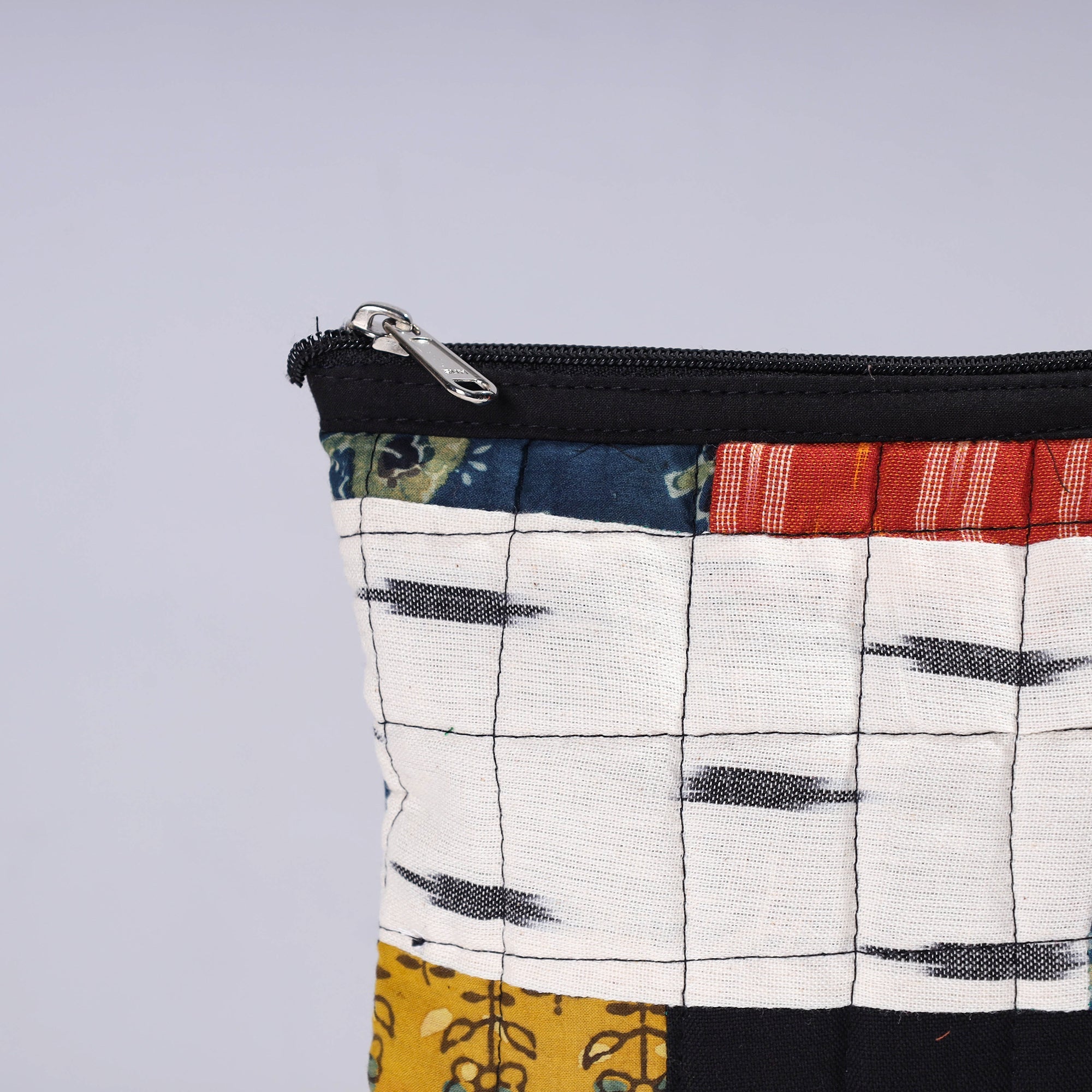  Handmade Cotton Fabric Quilted Patchwork Utility Pouch 