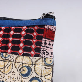  Handmade Cotton Fabric Quilted Patchwork Utility Pouch 