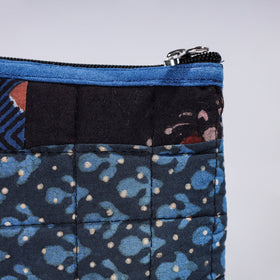  Handmade Cotton Fabric Quilted Patchwork Utility Pouch 