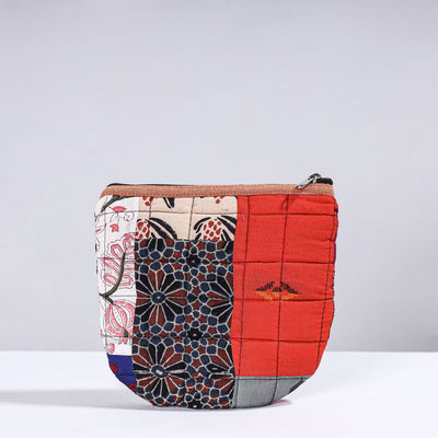  Handmade Cotton Fabric Quilted Patchwork Utility Pouch 