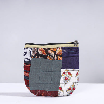  Handmade Cotton Fabric Quilted Patchwork Utility Pouch 