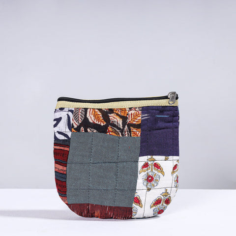  Handmade Cotton Fabric Quilted Patchwork Utility Pouch 