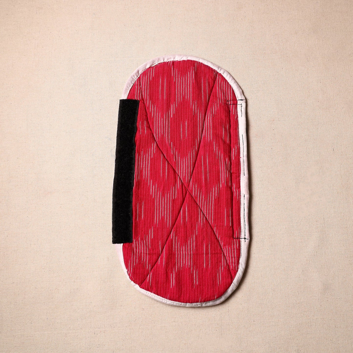 Buy  Handmade Cotton Multicolor Fridge Handle Cover