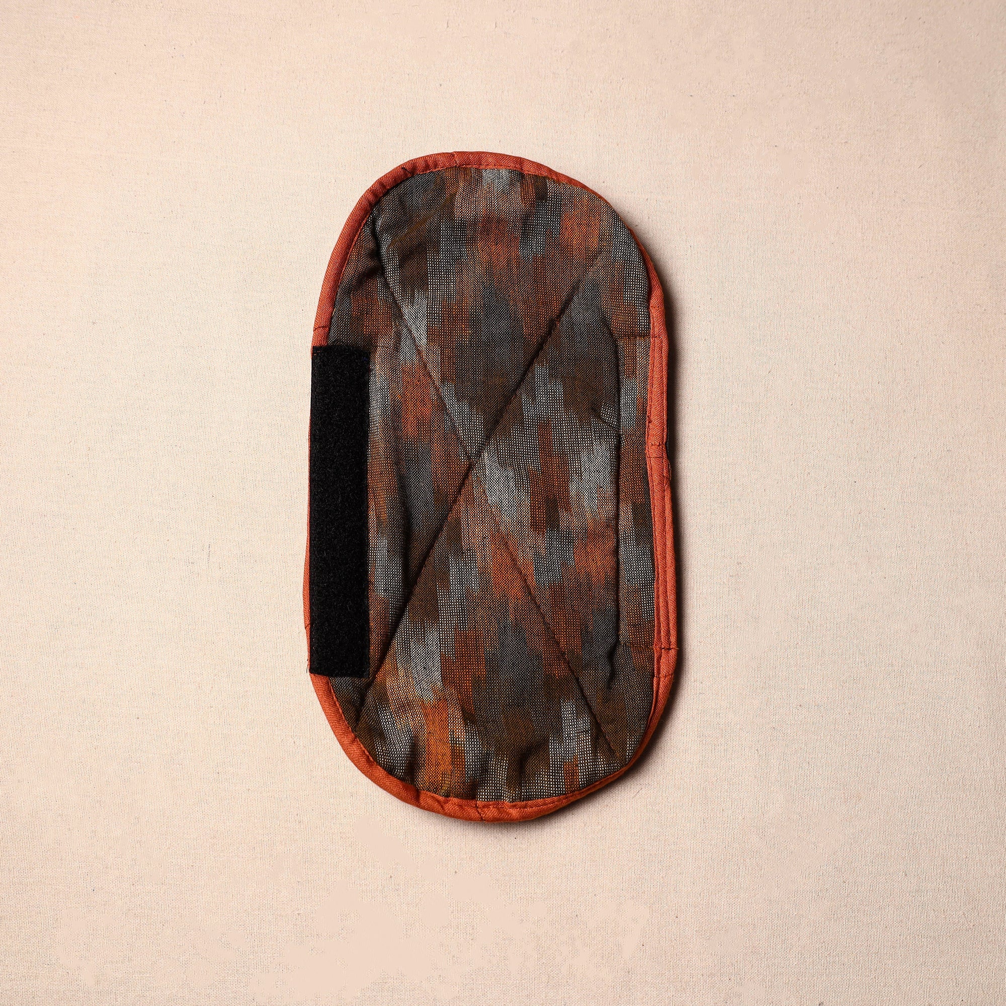 Buy  Handmade Cotton Multicolor Fridge Handle Cover