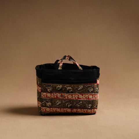 Multicolor Handmade Cotton Multipurpose Cosmetic/Toiletry Bag