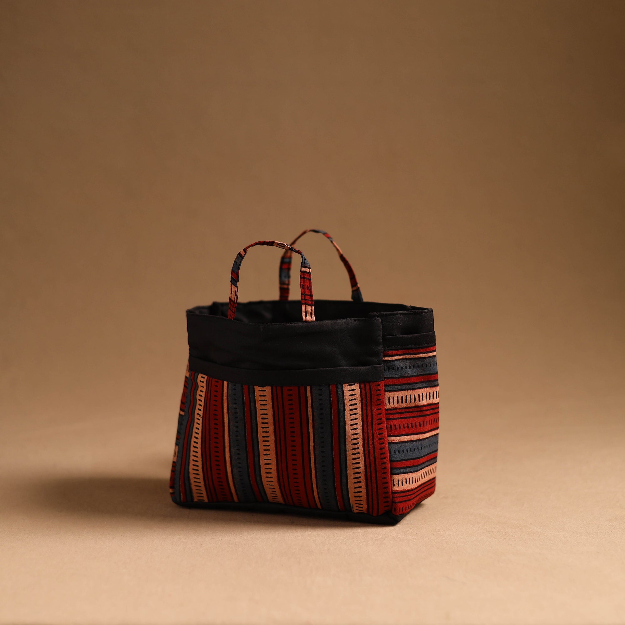 Multicolor Handmade Cotton Multipurpose Cosmetic/Toiletry Bag