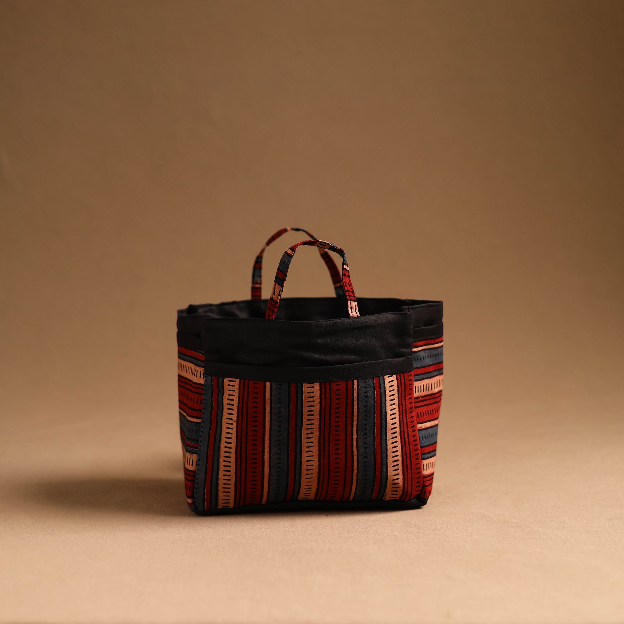 Multicolor Handmade Cotton Multipurpose Cosmetic/Toiletry Bag