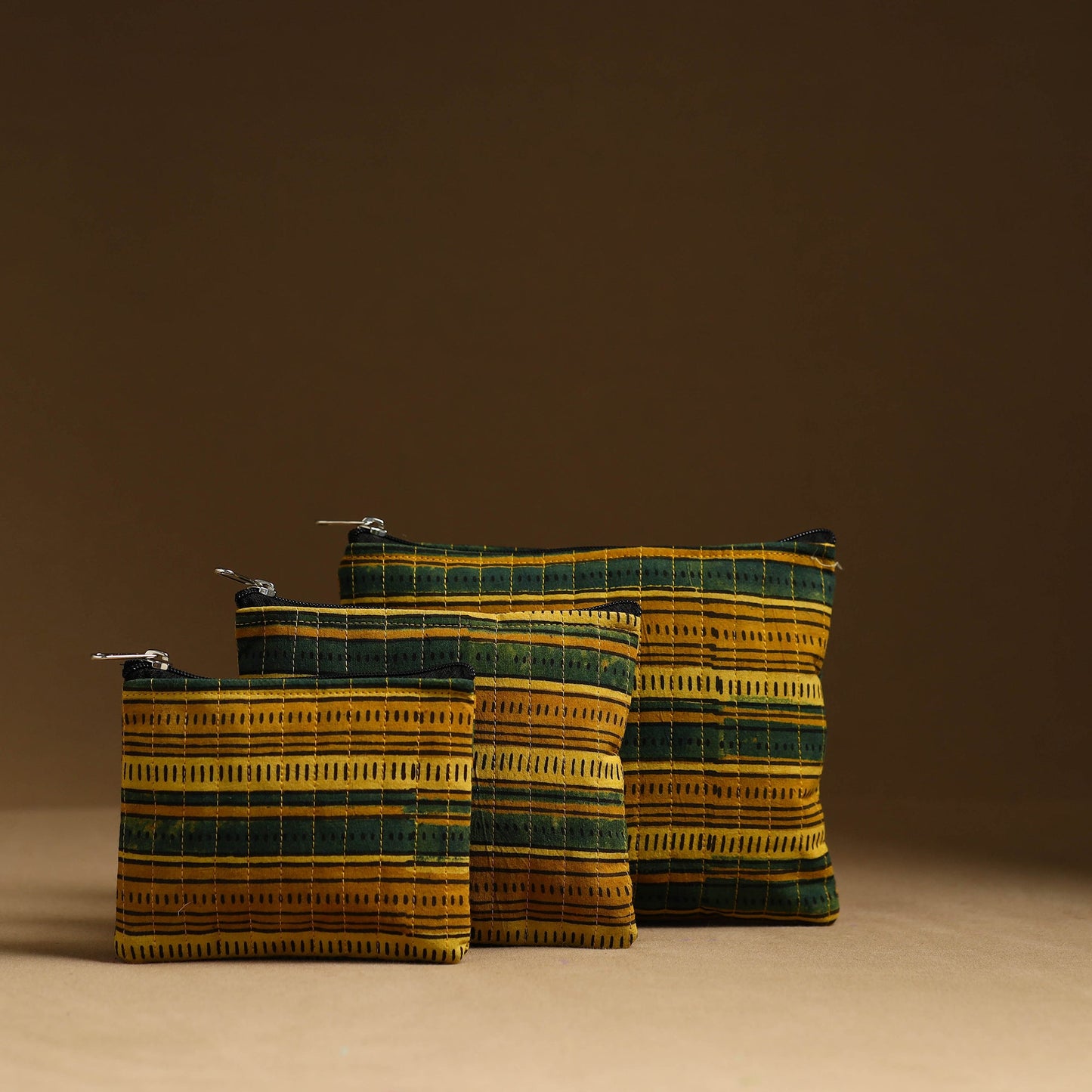 Multicolor - handmade cotton multipurpose utility pouches