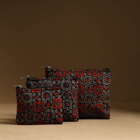 Multicolor - handmade cotton multipurpose utility pouches