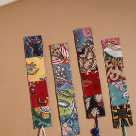Multicolor - handmade cotton patchwork fabric bookmark (set