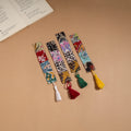 Multicolor - handmade cotton patchwork fabric bookmark (set