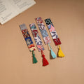 Multicolor - handmade cotton patchwork fabric bookmark (set